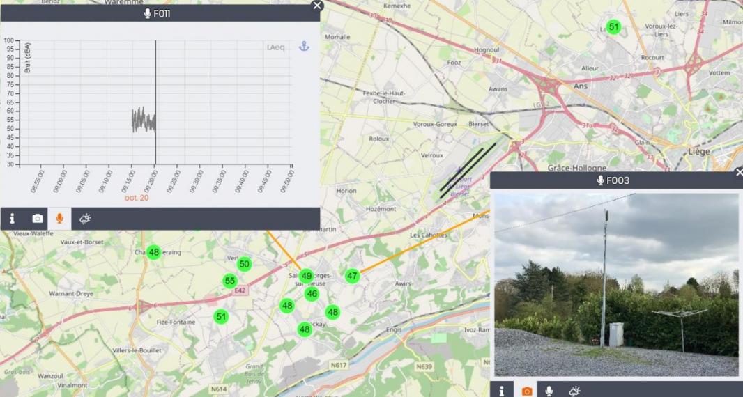 Visualisation des trajectoires en ligne