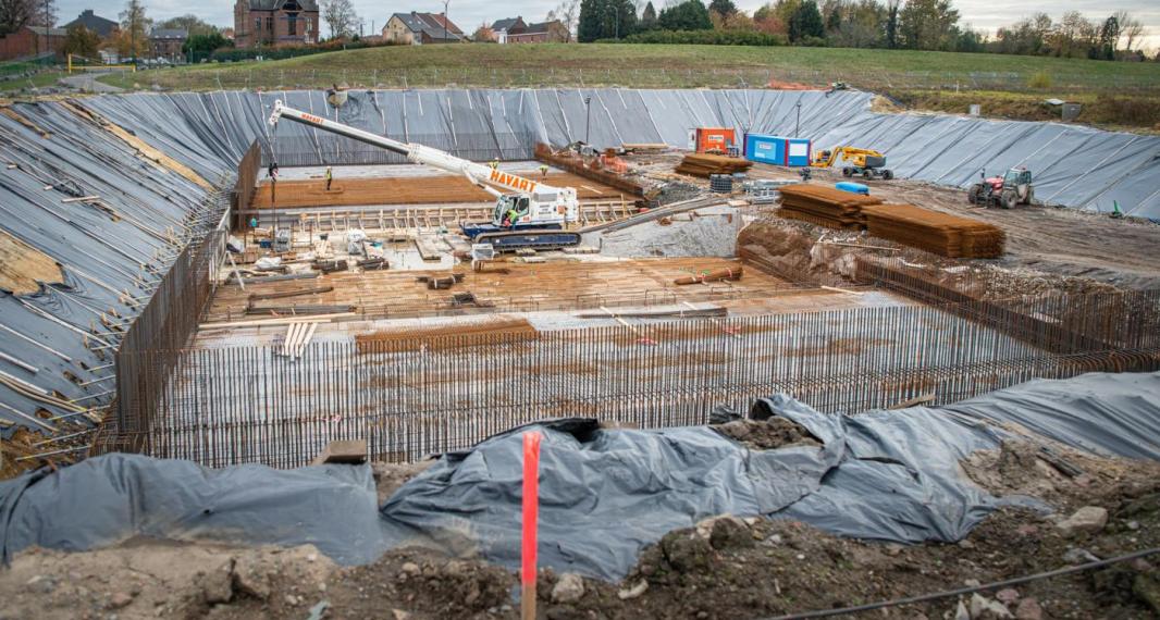 Aéroport de Charleroi – Mise en service d’un Bassin d’orage