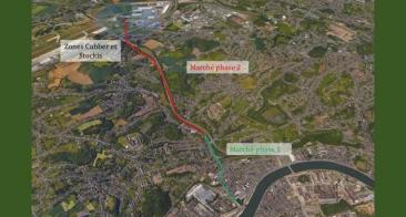Aéroport de Liège – Zones d’activités économiques – Réseau d’égouttage des eaux vers la Meuse