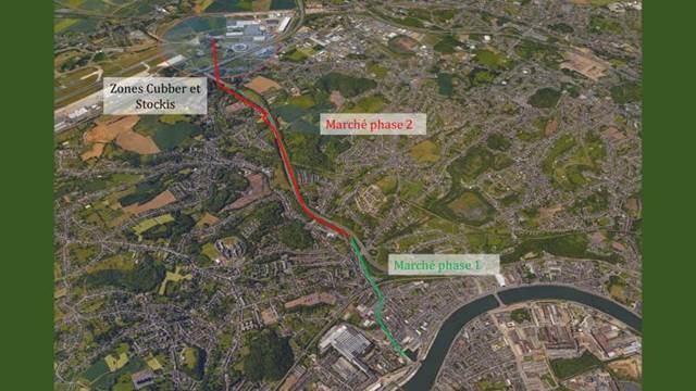 Aéroport de Liège – Zones d’activités économiques – Réseau d’égouttage des eaux vers la Meuse