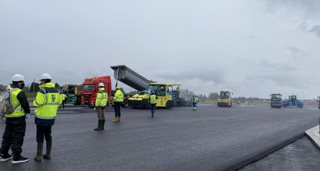 Aéroport de Charleroi- visite de l’allongement de la piste