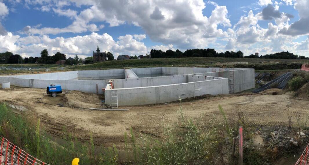 Aéroport de Charleroi – Construction d’un bassin d’orage