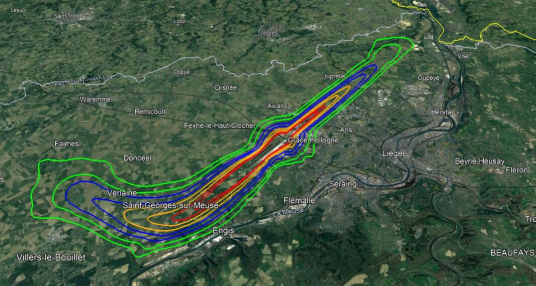 Adoption des nouvelles zones de bruit – 5ème Révision des PEB autour des aéroports de Charleroi et Liège