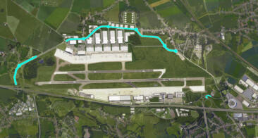 Aéroport de Liège – Inauguration voirie de bouclage Nord